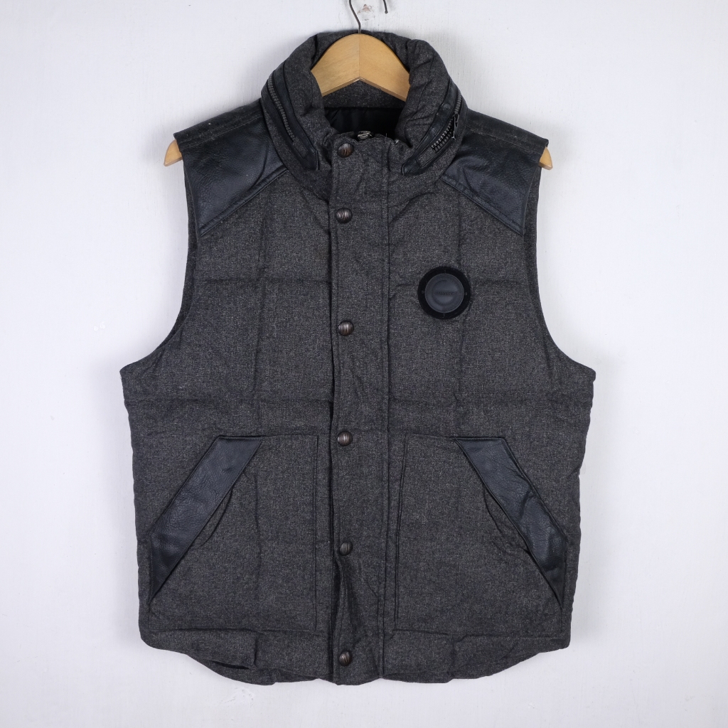 ROMPI BUCKARO GOOSE DOWN PUFFER VEST BULU ANGSA VT45 SIZE M ORIGINAL PRELOVED