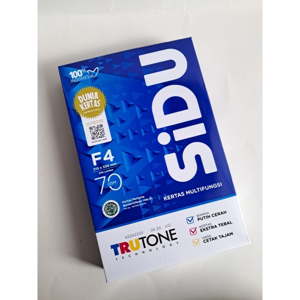 

kertas hvs sidu F4 70gsm