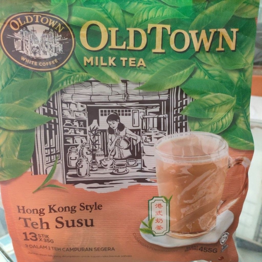 

milk tea OldTown Hongkong style milk tea old town teh susu Hongkong style