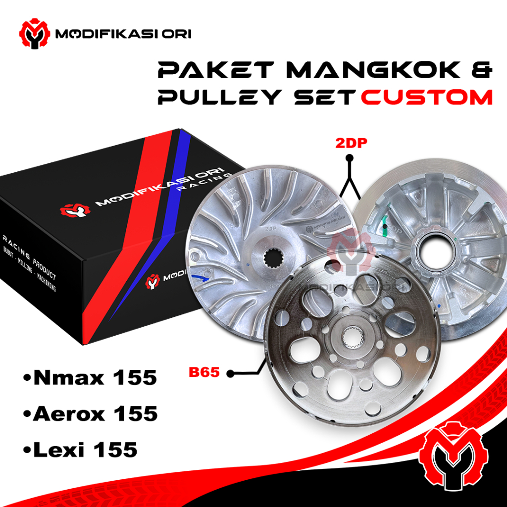 MANGKOK PULLEY NMAX 155 Upgrade CVT Custom Aerox 155 Kirian CVT ORI - NMAX