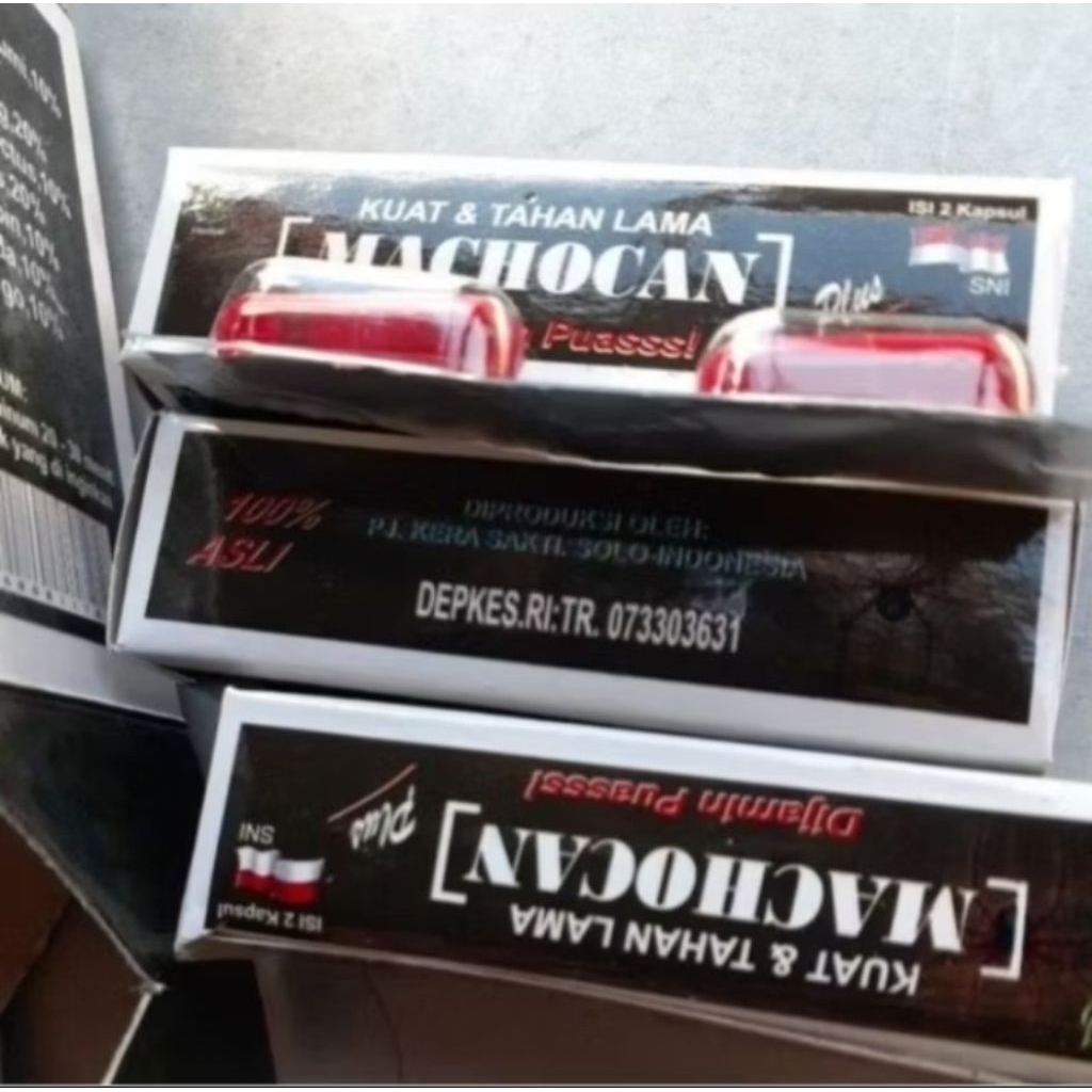 MACHOCAN PUTIH KAPSUL HARGA 1 BLISTER ISI 2 KAPSUL