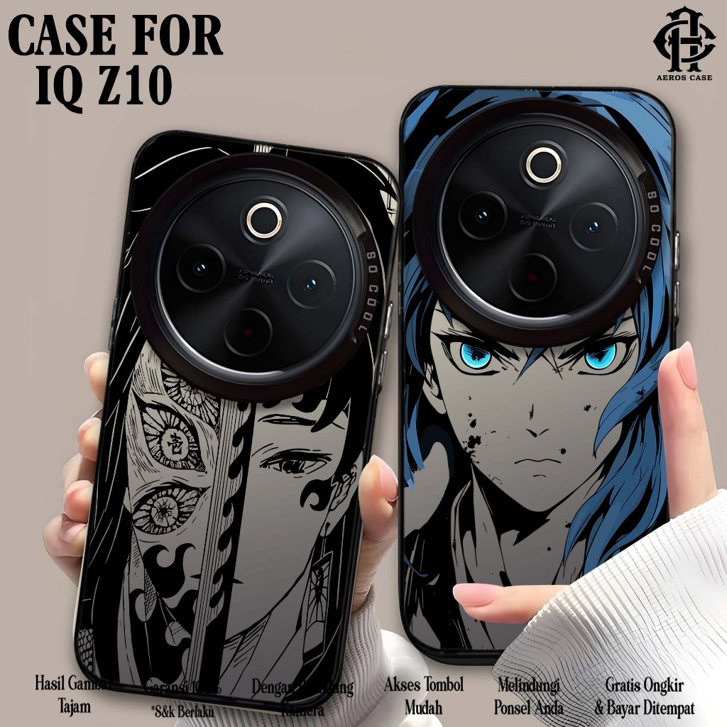 Case Vivo IQOO Z10 ( DEMON SLAYER ART ) Premium Matte Hard Casing IMD Polycarbonate Softcase HP