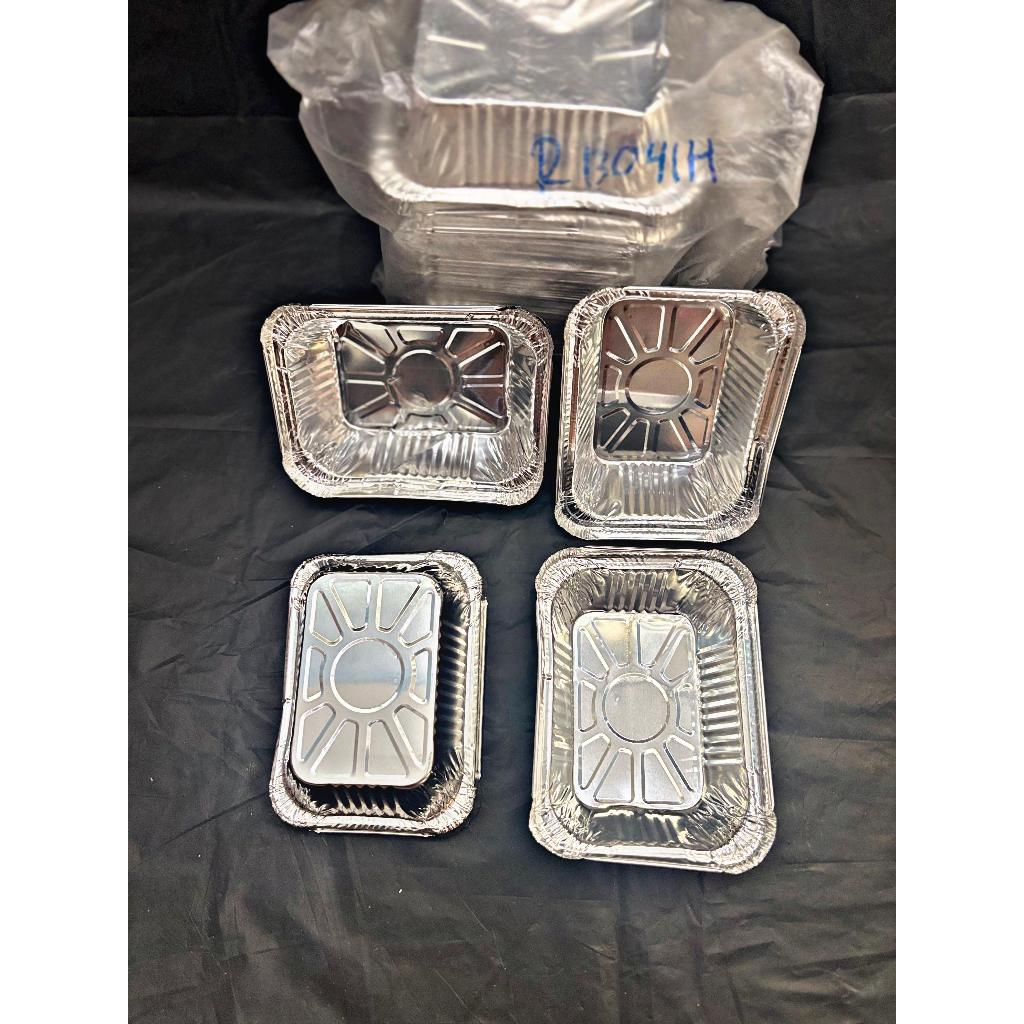 ALUMUNIUM FOIL PERSEGI PANJANG/TRAY FOIL/WADAH ALUMUNIUM UKURAN 250 ML HARGA PER 20 PCS