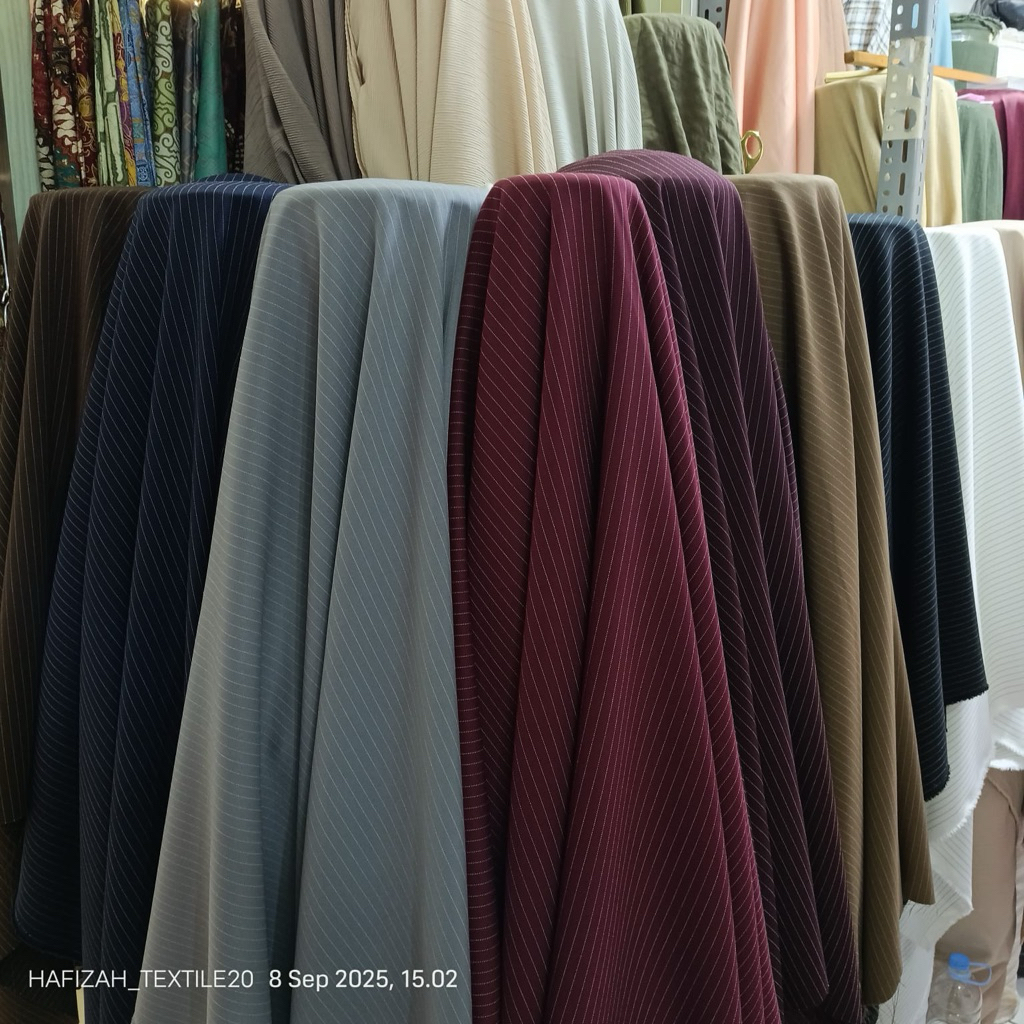 SEMI WOOL SALUR - BAHAN SEMI WOOL SALUR - Harga per1/2 m ( minimal order 1 meter )