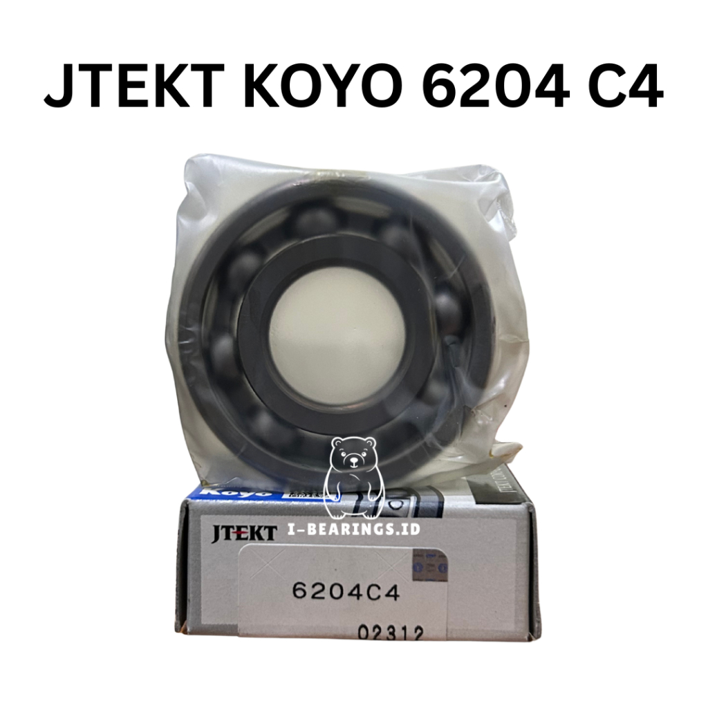 BEARING 6204 C4 KOYO HIGH SPEED BALL BEARING KOYO 6204 C4 JAPAN