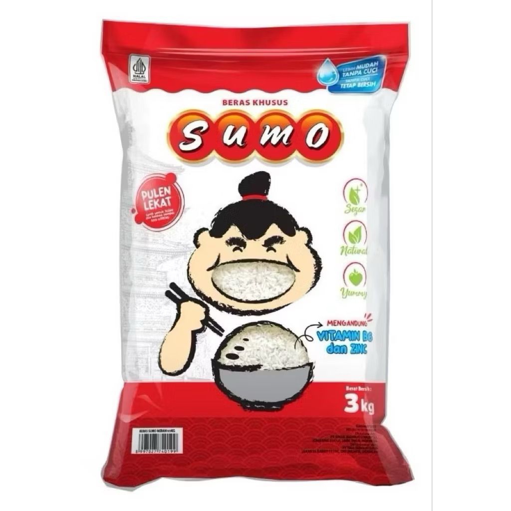 

Beras Sumo Pulen 3 Kg