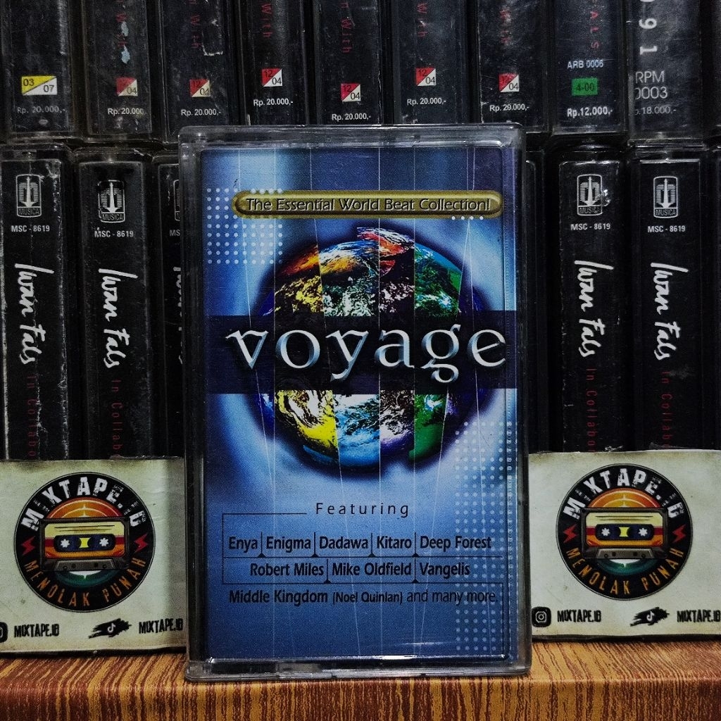 Kaset Pita - Voyage - Kompilasi Barat - Enya - Enigma - Dadawa - Kitaro - Deep Forest - Robert Miles