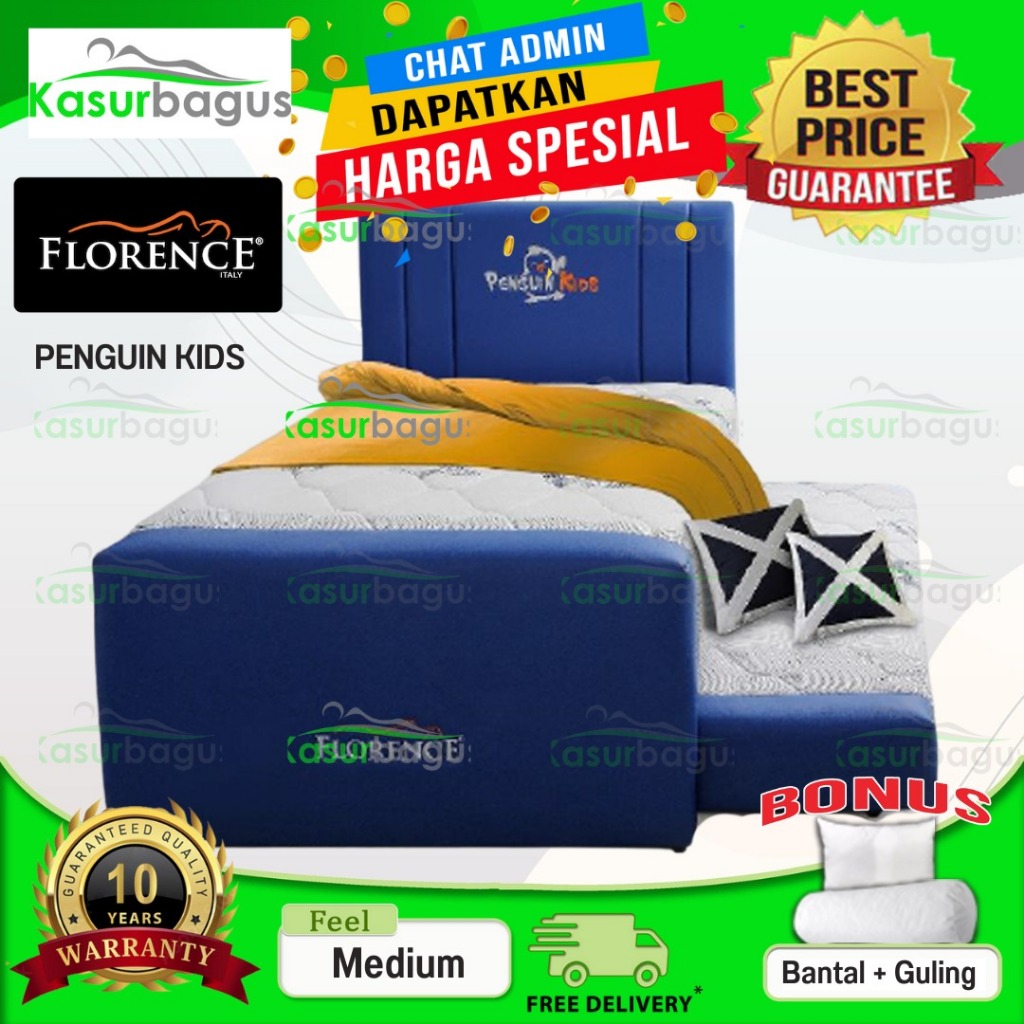 Florence Kasur Sorong 2in1 Pinguin Kids - Full Set 120 100