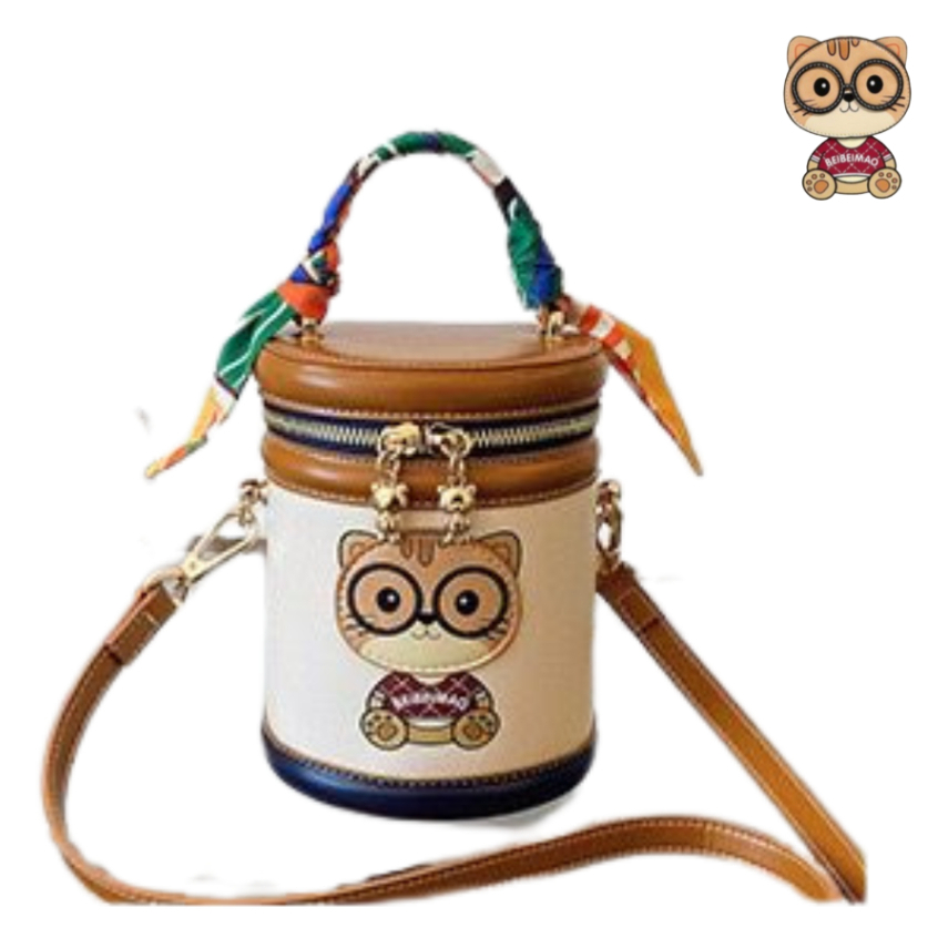 Tas Selempang Wanita Premium Tabung Kucing #2 Fashion