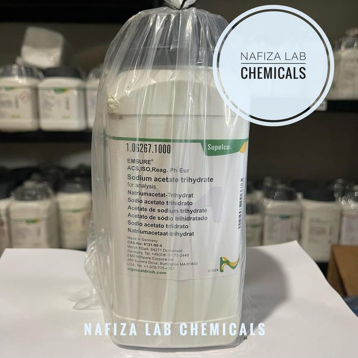 SODIUM ACETATE TRIHYDRATE / NATRIUM ASETAT MERCK 106267 REPACK 1GRAM