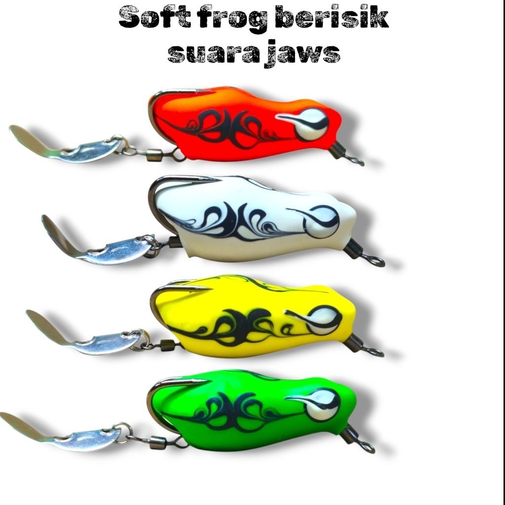 SOFT FROG JAWS 4,5CM. umpan casting. lure casting. umpan gabus