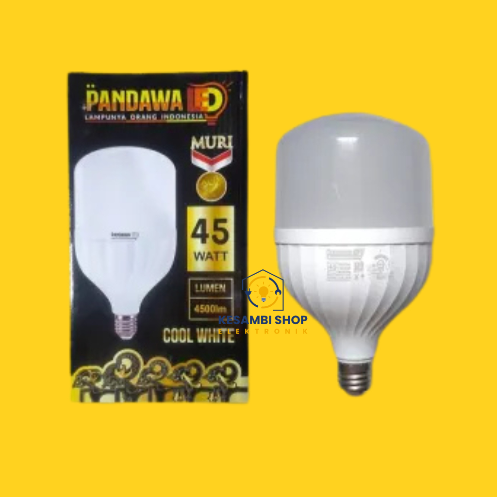 Mang_Usman Pandawa Lampu Led Jumbo Cahaya Putih E27 Pandawa Led Kapsul