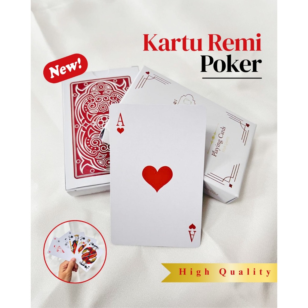 Kartu Remi / Bridge Playing Card Poker Premium - Waterproof Standar