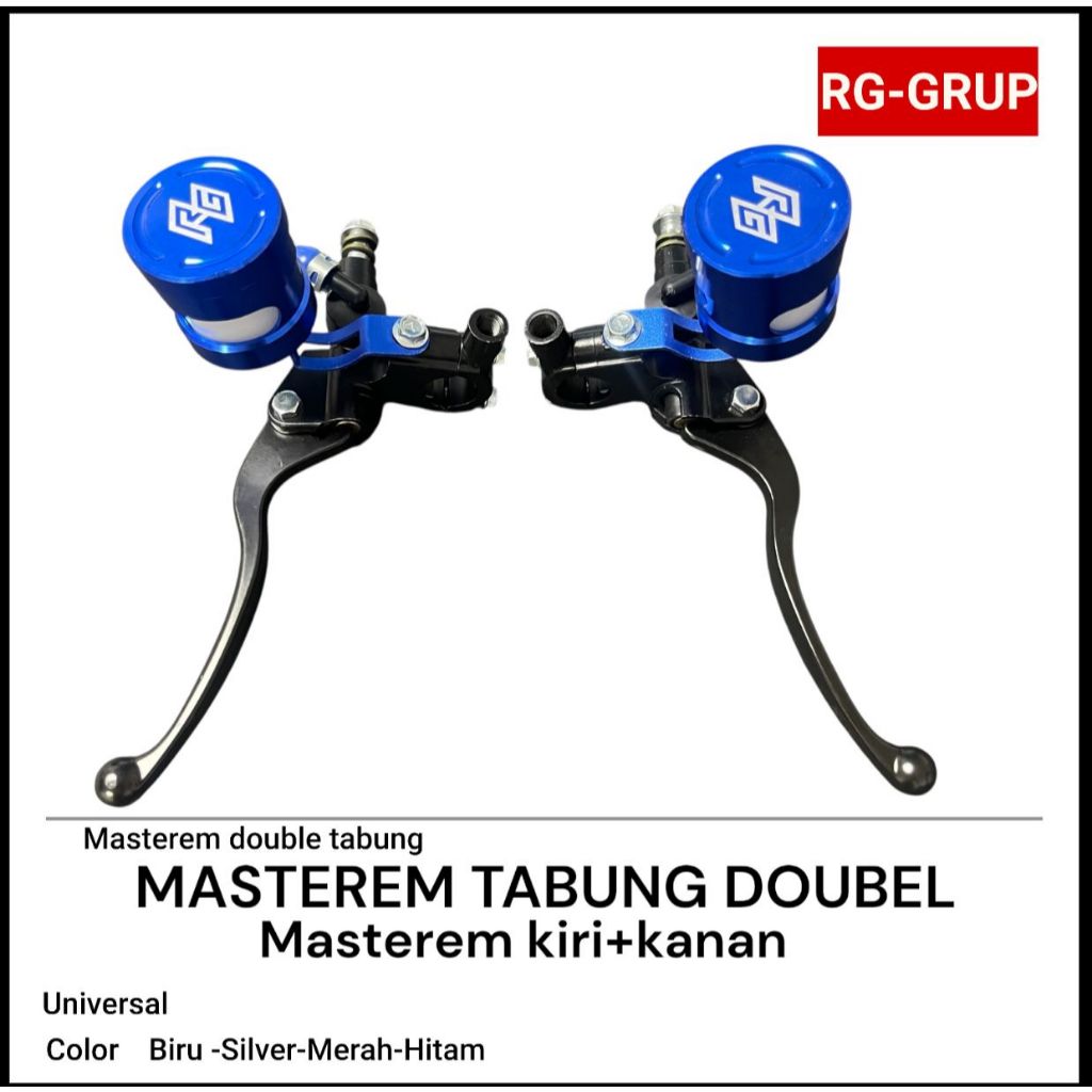 biru Master Handle Rem Kanan Tabung Big RG Tabung CNC Double Tabung Plus Handle Kiri Universal Bisa 