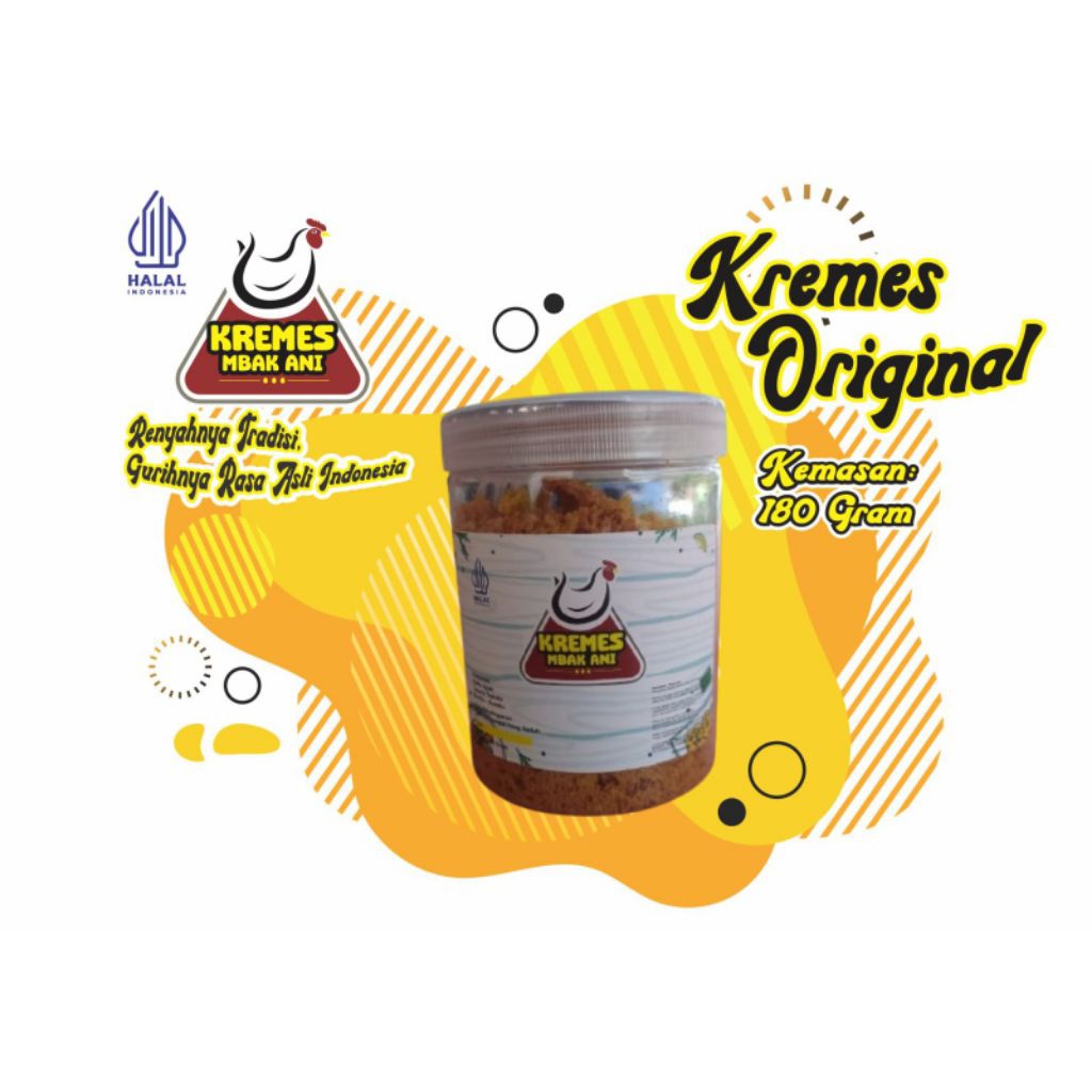 KREMES AYAM / KREMESAN AYAM / KREMES AYAM GORENG / KREMES 180 GRAM By KREMES "MBAK ANI"