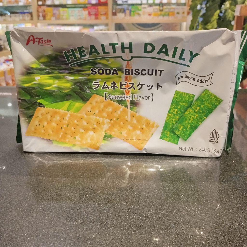 

Health Daily Soda Biscui Seaweed by A-Taste 240gr