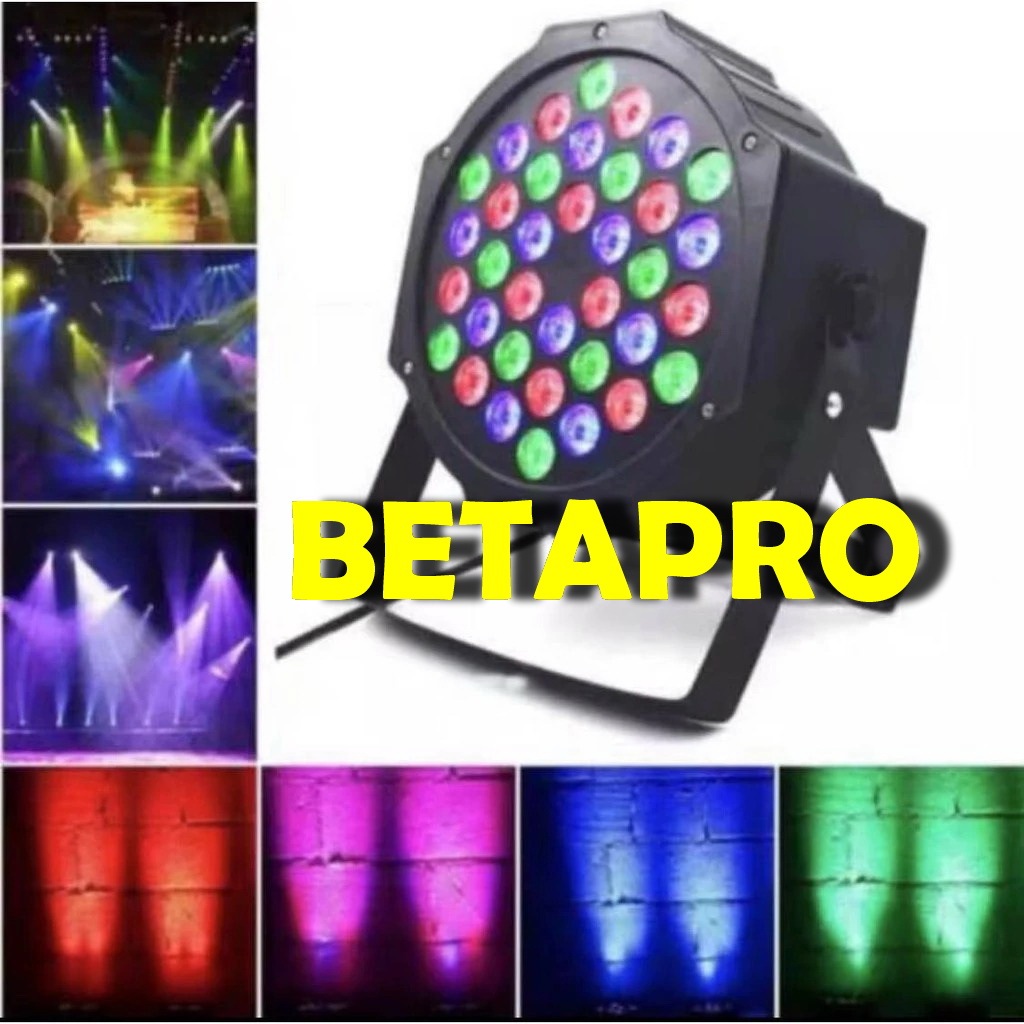 LAMPU PANGGUNG PARLED 36X3W RGBW LIGHTING