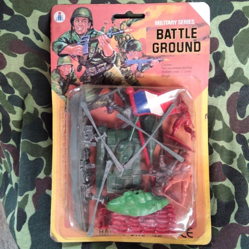 tentara amerika plastik jadul combat us army ww2 mainan jadul tentara plastik diorama perang figure 