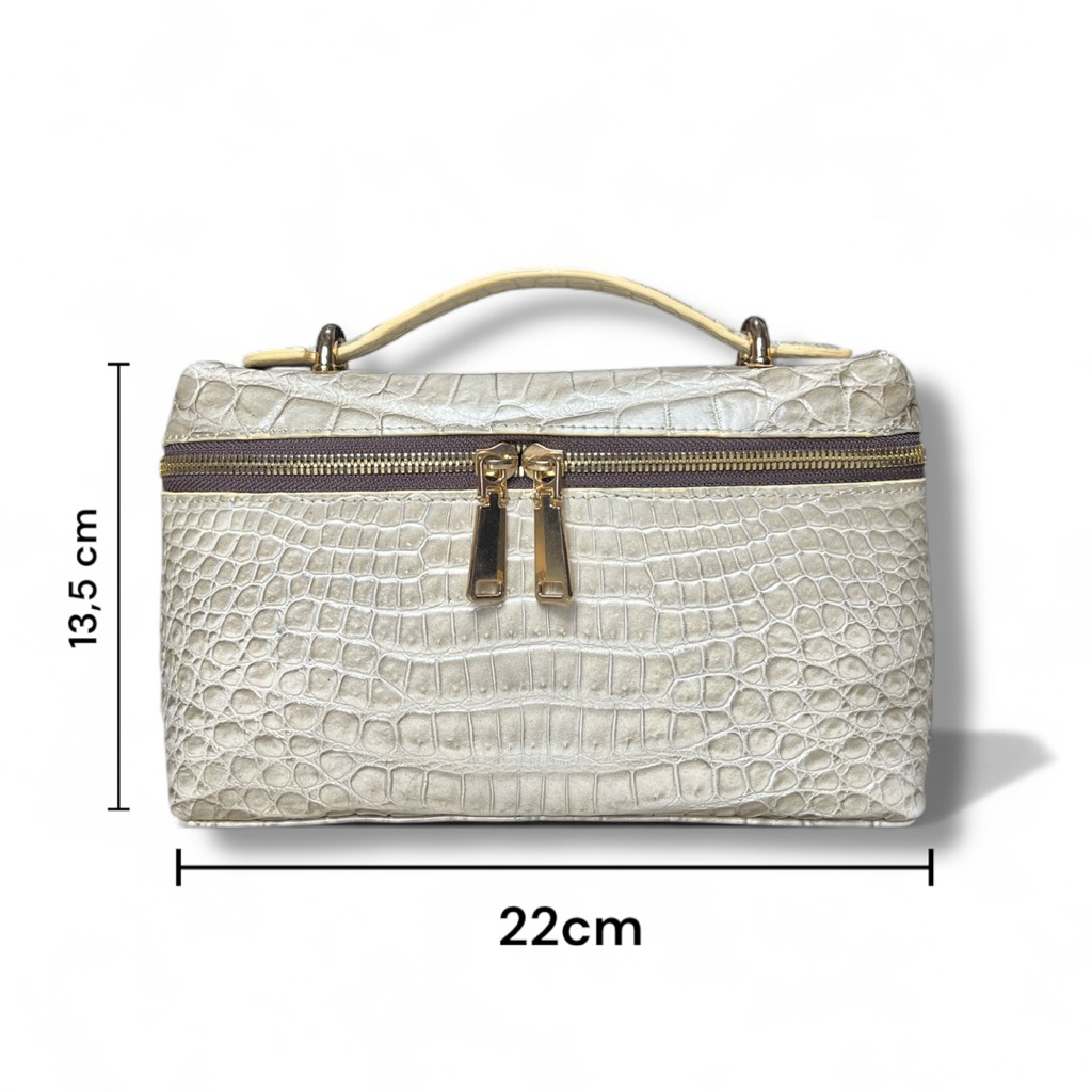 Croco Vanity Bag