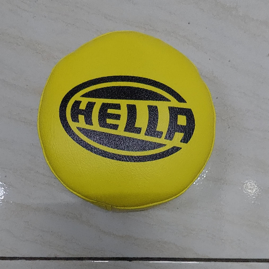 Cover Fog Lamp Cover Lampu Sorot Mobil/Motor Tutup Lampu Tembak Tutup Lampu Kabut Model Hella Kuning