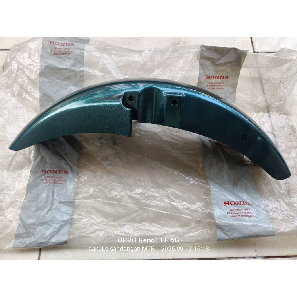 slebor Spakbor fender depan Tiger lawas tilas original AHM 61100 kcj 690 warna hijau