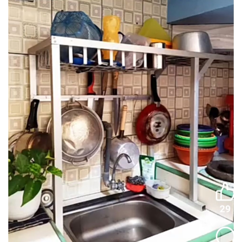 Rak cuci piring portable