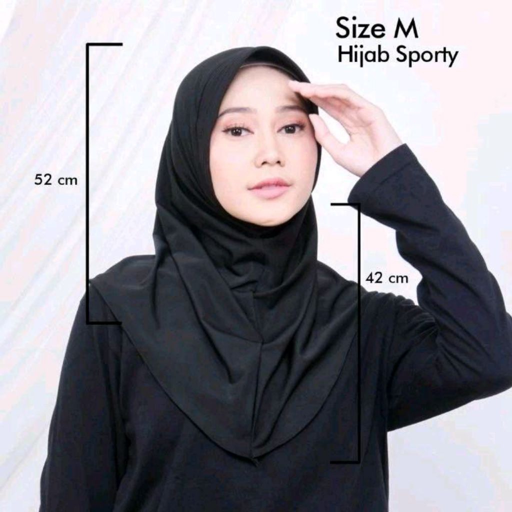 HIJAB INSTAN MOTIF HAMIDAH UKURAN ( M ) / JILAB INSTAN BAHAN JERSEY / KRUDUNG DEWASA HAMIDAH
