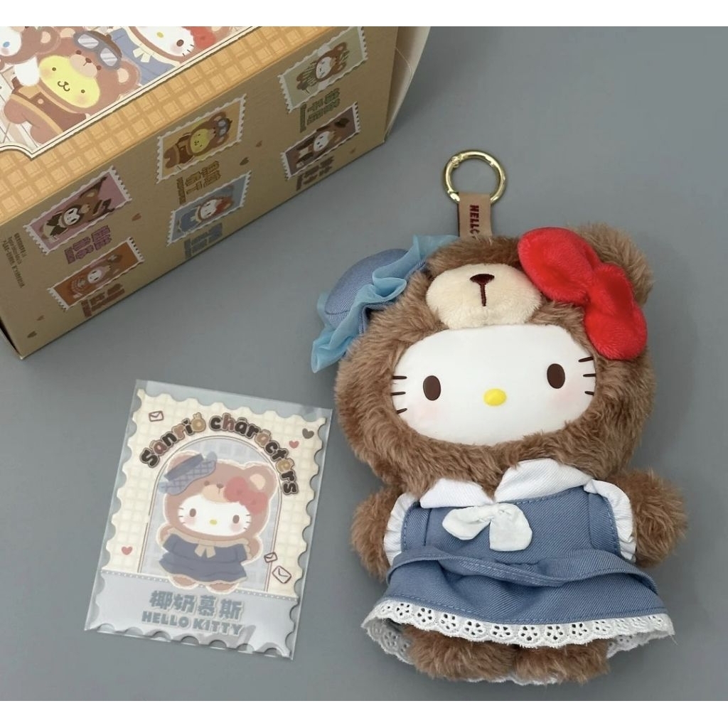 (WITHOUT BOX) TOP TOY HELLO KITTY SANRIO AFTERNOON TEA TIME KEYCHAIN