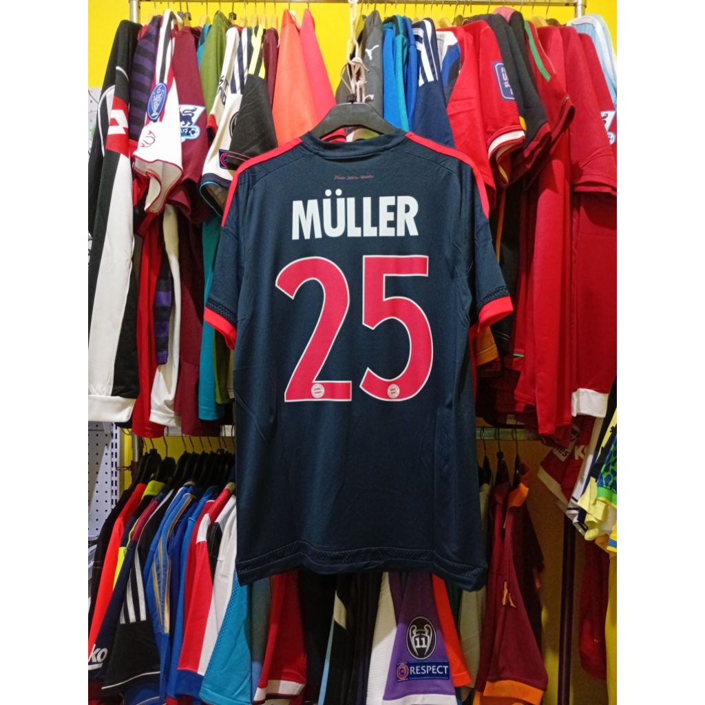 JERSEY BOLA GO MUNCHEN 2015 2016 MULLER 25