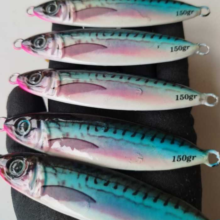Metal jig cold sniper full GID decal umpan metal jig motif ikan asli 3D