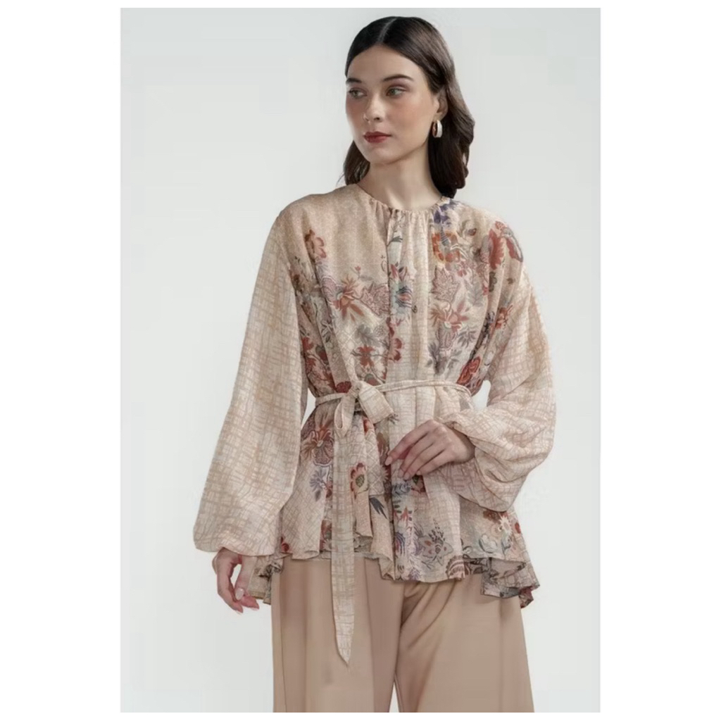 NEW!! BJ x Raisa festive finesse sheer blouse