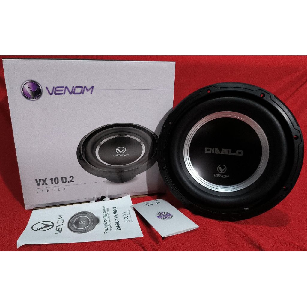 Subwoofer venom diablo series VX 10 D.2 subwoofer mobil 10inch | Audio mobil
