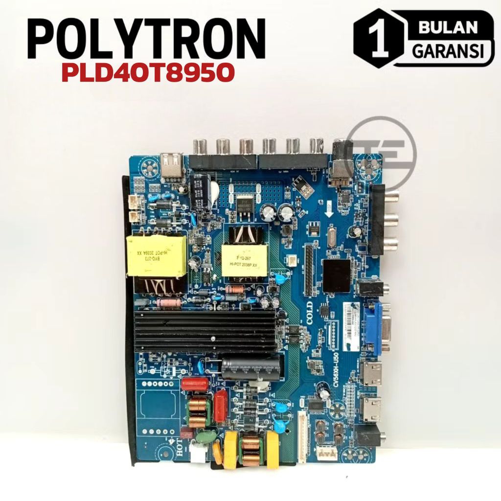 POLYTRON PLD40T8950 MESIN TV LED POLYTRON PLD 40T8950 MODUL MAINBOARD MOTHERBOARD POLYTRON