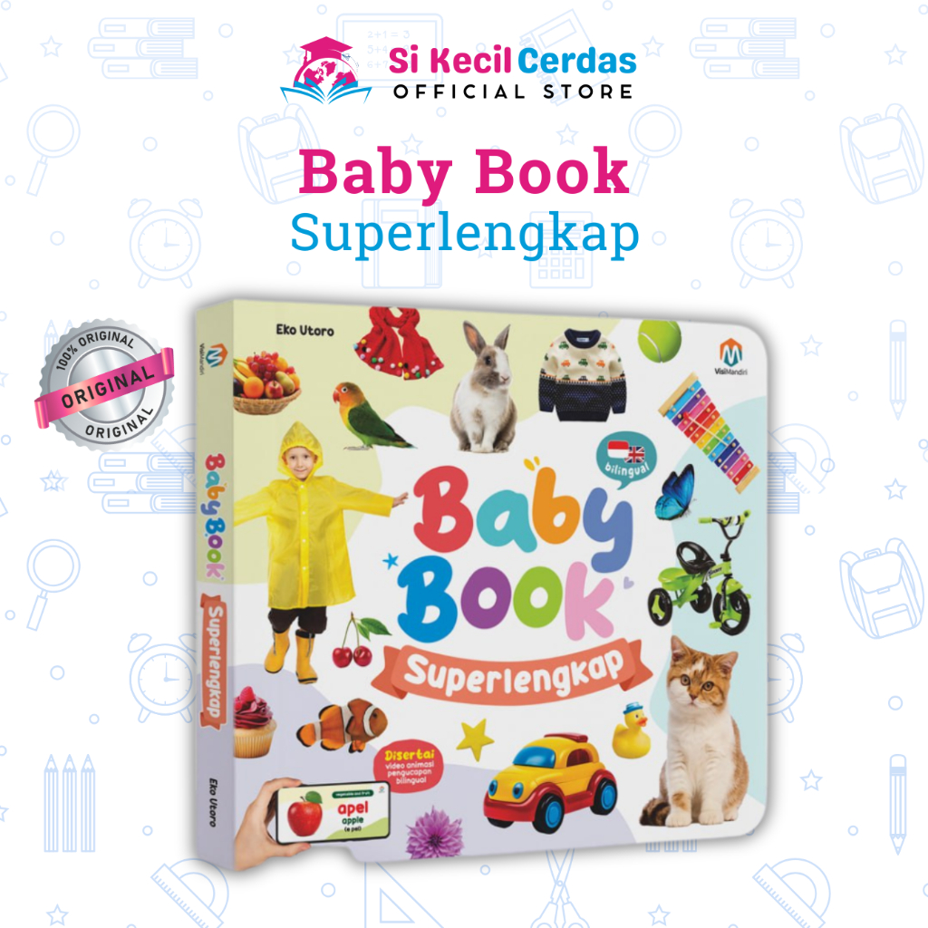 Boardbook Baby Book Superlengkap Buku Bayi Usia 0+ Tebal Berwarna Ziyadbooks