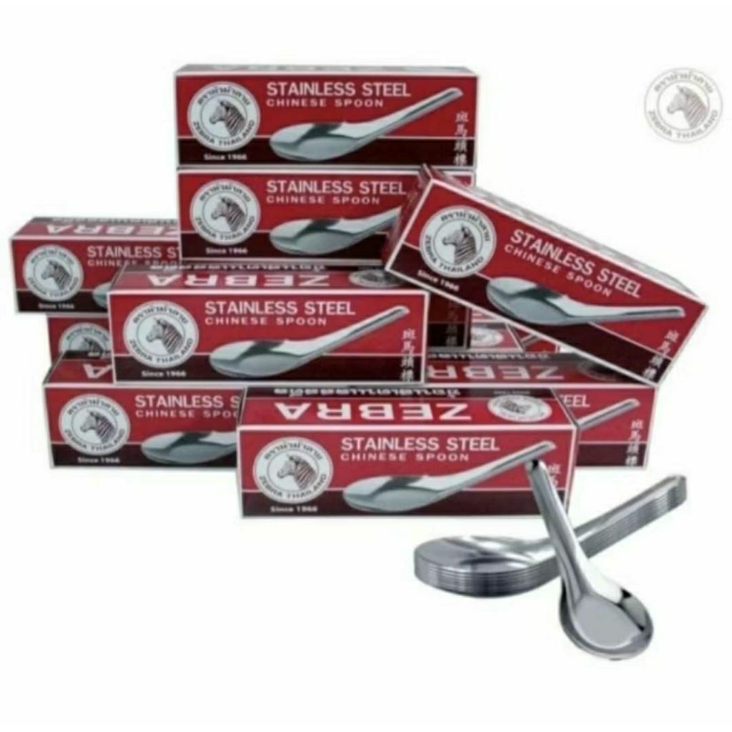 spoon chinese zebra /sendok bebek zebra