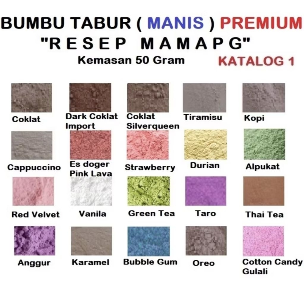 

Bumbu Bubuk Tabur Makanan 1 kg TERMURAH CUCI GUDANG