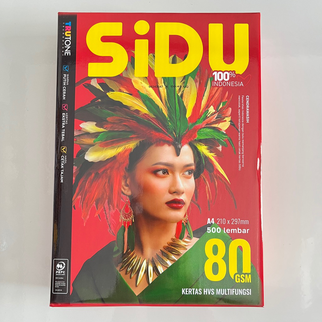 

KERTAS HVS A4 80 SIDU (1 rim)