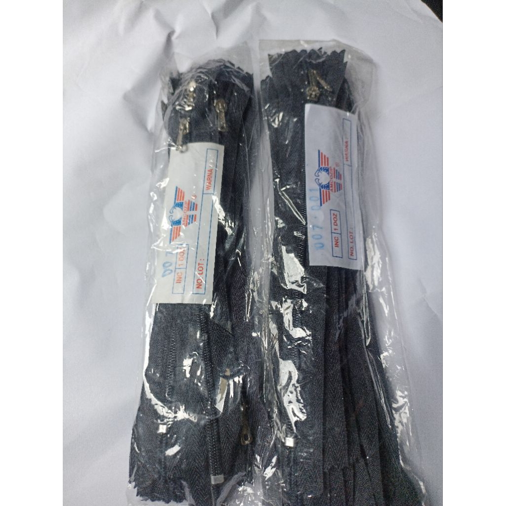 RESLETING CELANA AMCO UKURAN 7 INCH HITAM (12 PCS)