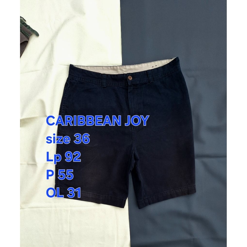 Celana Pendek CARIBBEAN JOE Short Pants Hitam