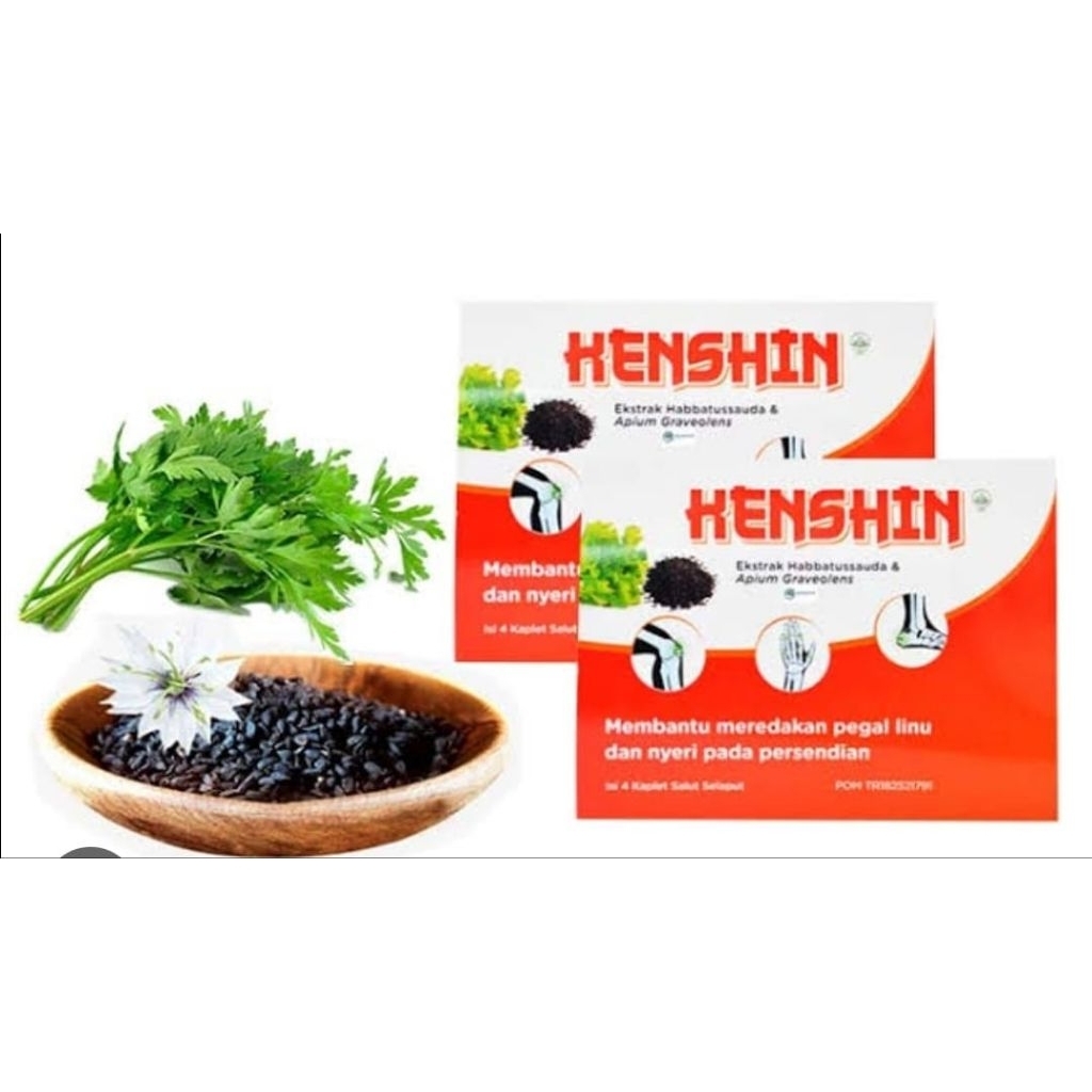 (1BOX)KENSHIN obat nyeri pada persendian , kaki ngilu, kaki linu, sendi pergelangan ngilu terbuat da