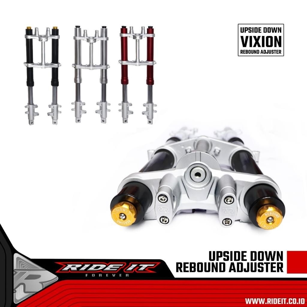 USD Upside down Vixion Byson Rx King merk RIDE IT Original