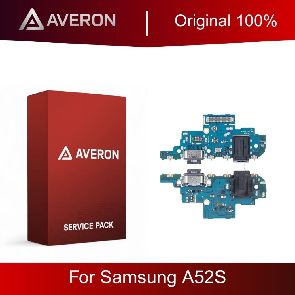 Papan Board Connector Cas Samsung A52S 5G A528 - Pcb Konektor Charger + Mic Ori