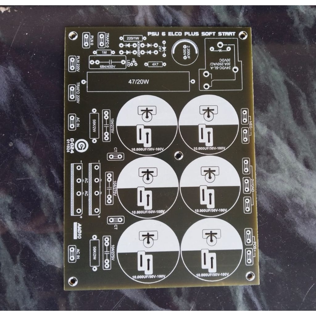 PCB PSU 6 Elco Plus Softstart Tipe G-024