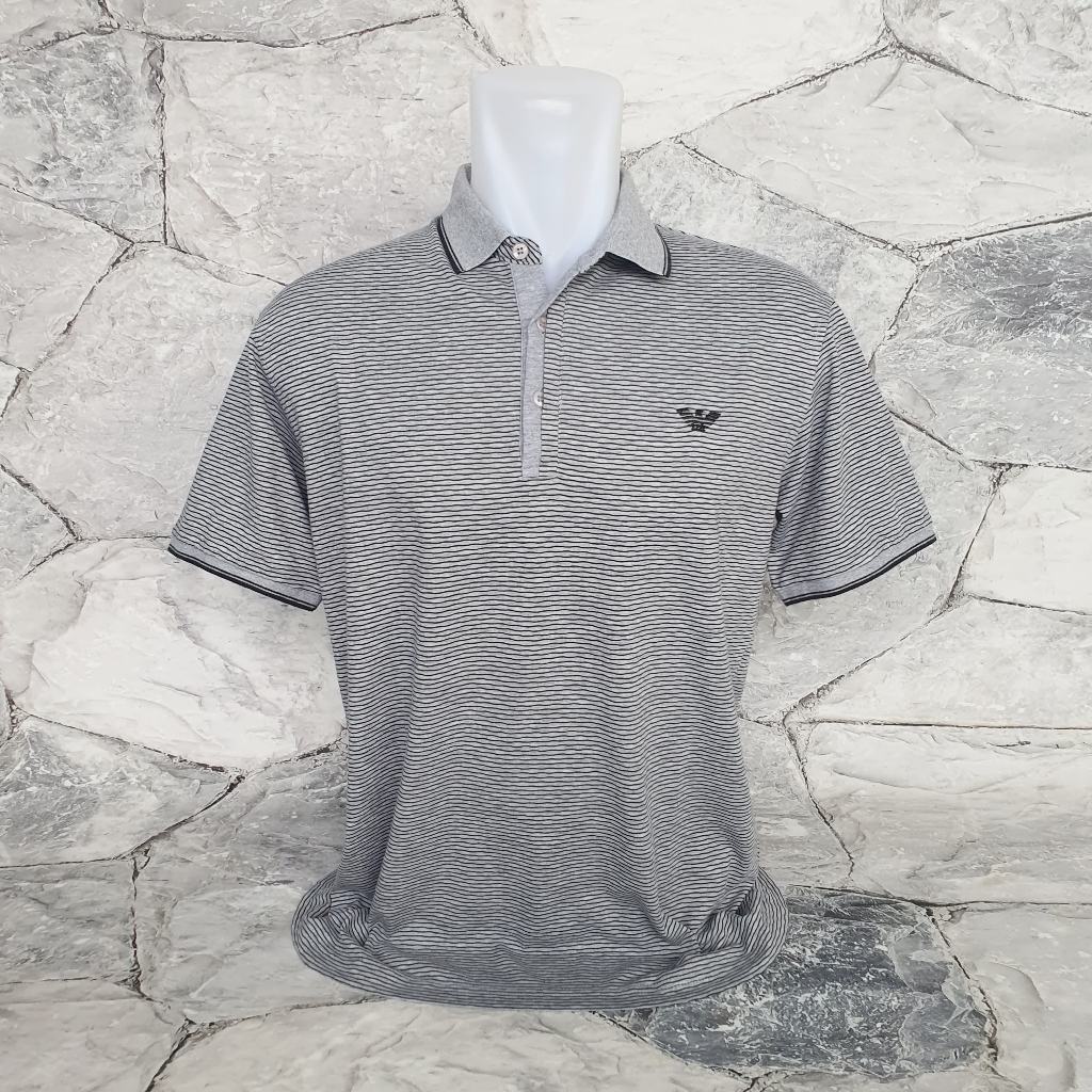 Baju Kaos Polo EMPORIO ARMANI - Size L / LD 54 cm - Original - Second