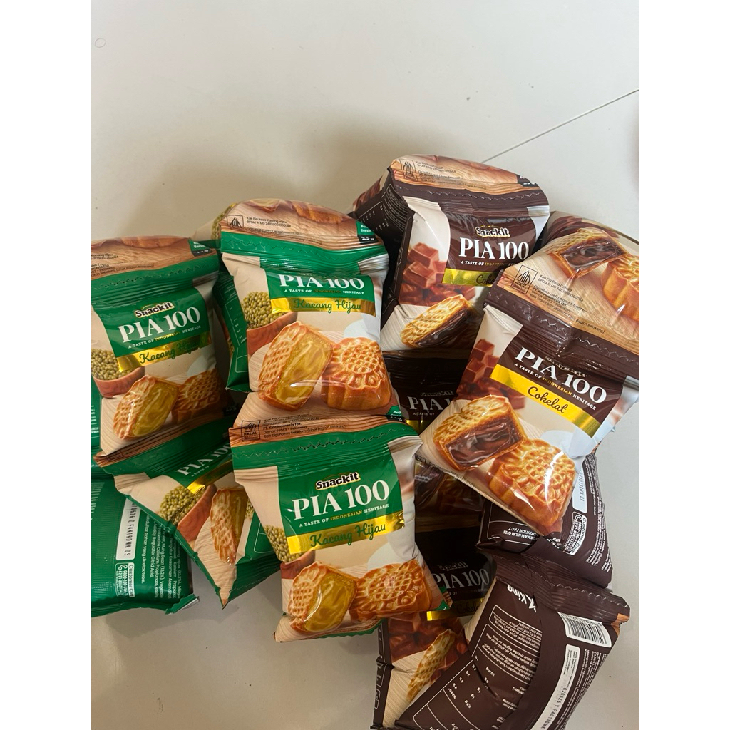 SNACKIT PIA 100 KACANG IJO & COKLAT