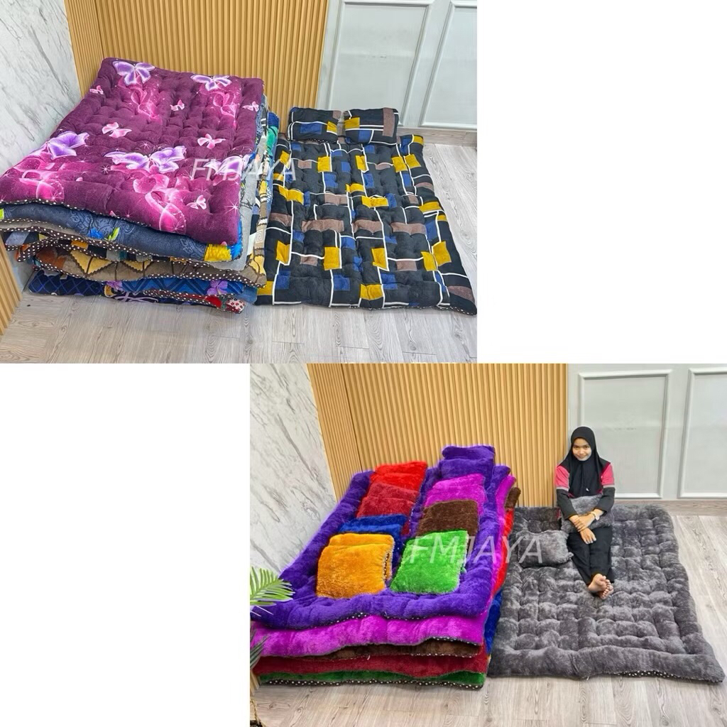 KASUR GENDER JUMBO || KASUR LANTAI GENDER FREE 2 BANTAL || KASUR RASFUR || KASUR GENDER UKURAN 170x1