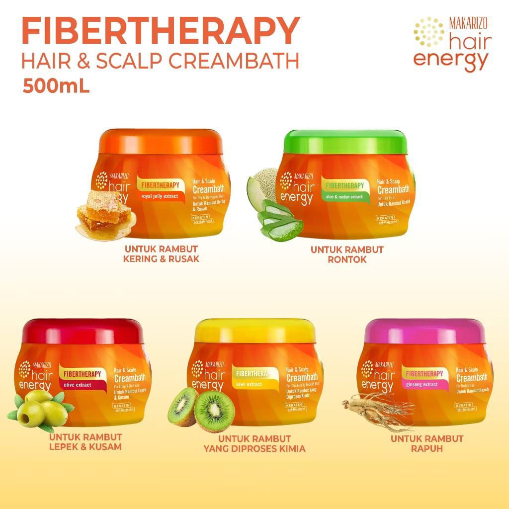 MAKARIZO CREAMBATH || MAKARIZO HAIR ENERGY CREAMBATH || MAKARIZO HAIR MASK