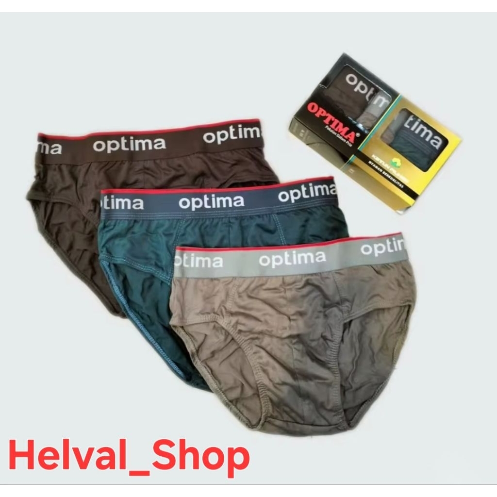 ( CD.18 ) Celana Dalam cowok OPTIMA 1818 (3Pcs) XXL