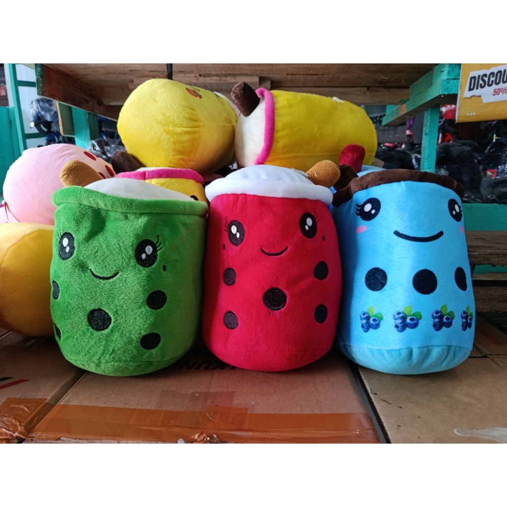 Mainan anak boneka boba bordir