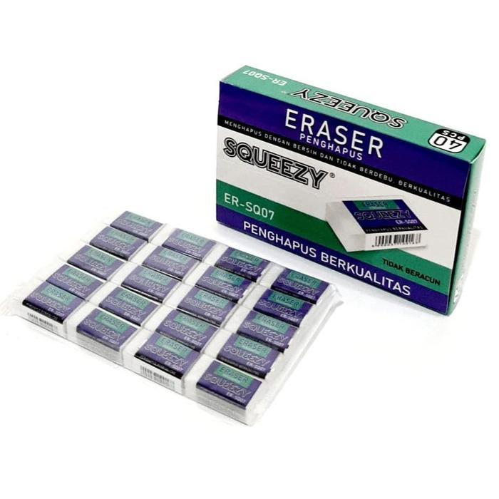 

(MGS) PENGHAPUS SQUEEZY ER SQ07 / PENGHAPUS MURAH MINI / SOFT ERASER SQUEEZY PUTIH
